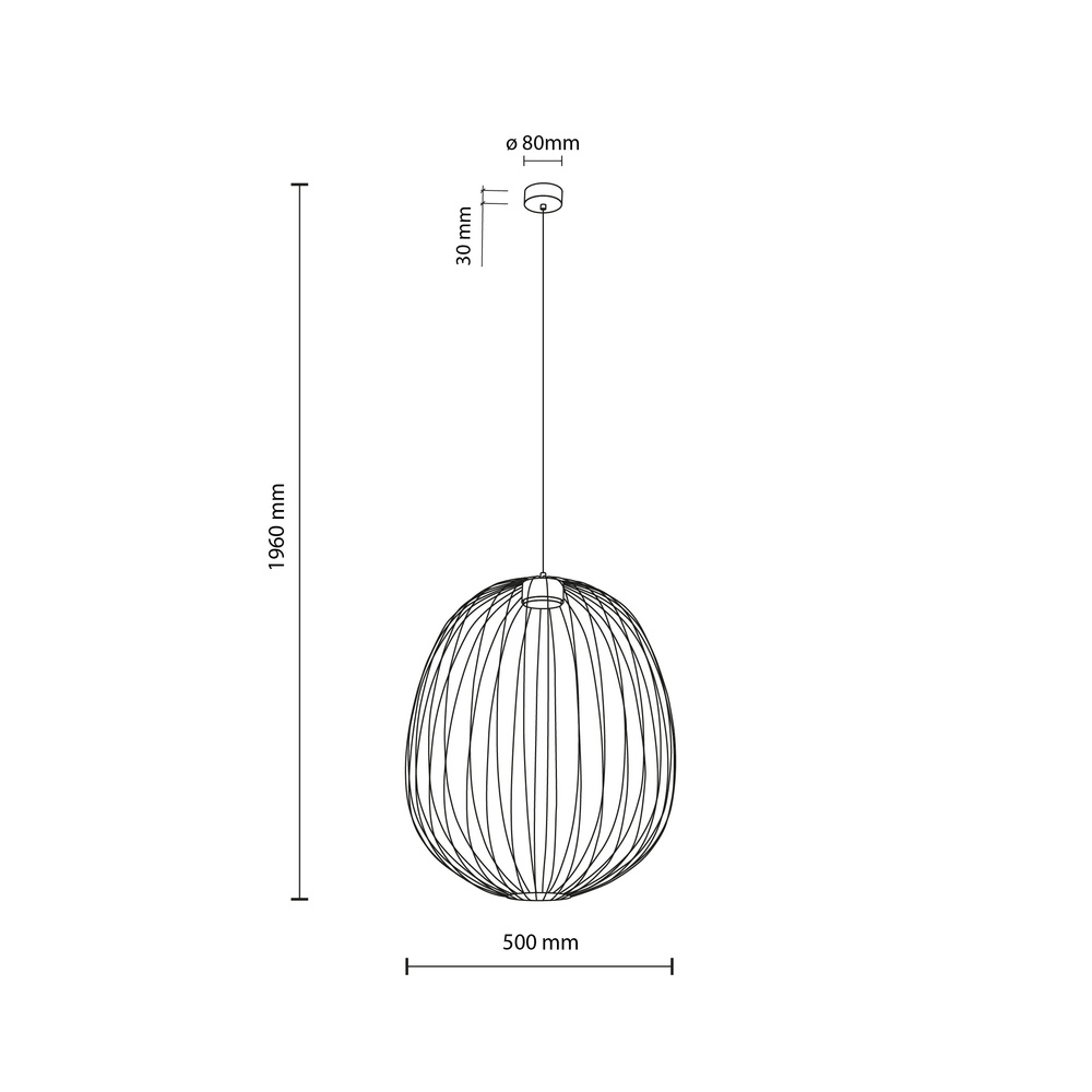 SPHERA L SABIA LAMPA WISZĄCA 1XGX53