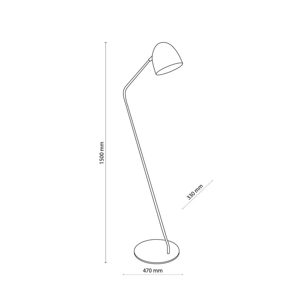 SOHO BLACK LAMPA.PODŁOGOWA 1