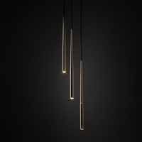 PIANO BLACK GOLD LAMPA WISZACA 3