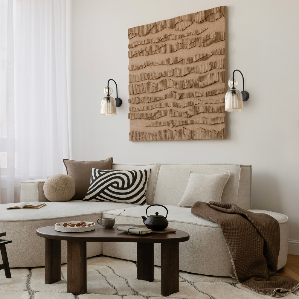 SOPHIA COGNAC KINKIET 1XE14