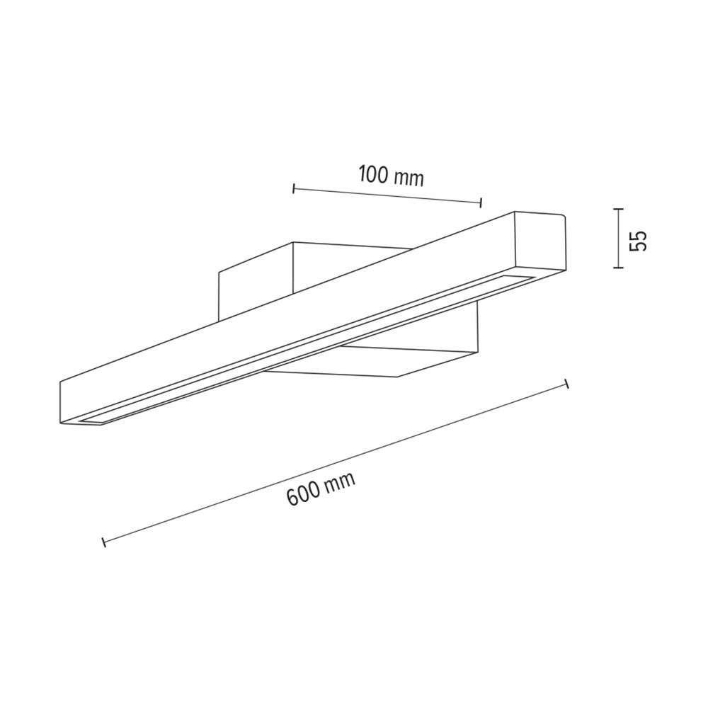 Kinkiet AQUA LUCE drewno dębowe 2017423000000