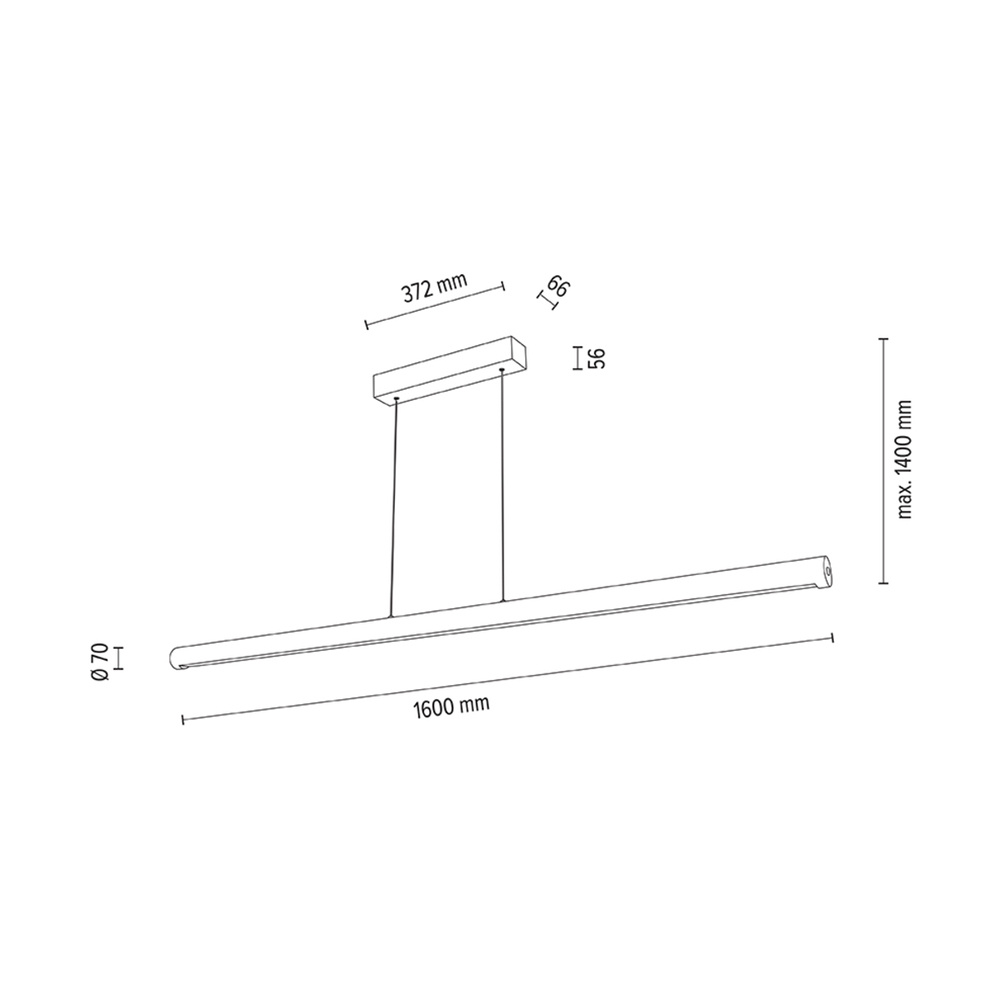 Lampa wisząca CONOR drewno dębowe DIMM Up&Down 1017410200000