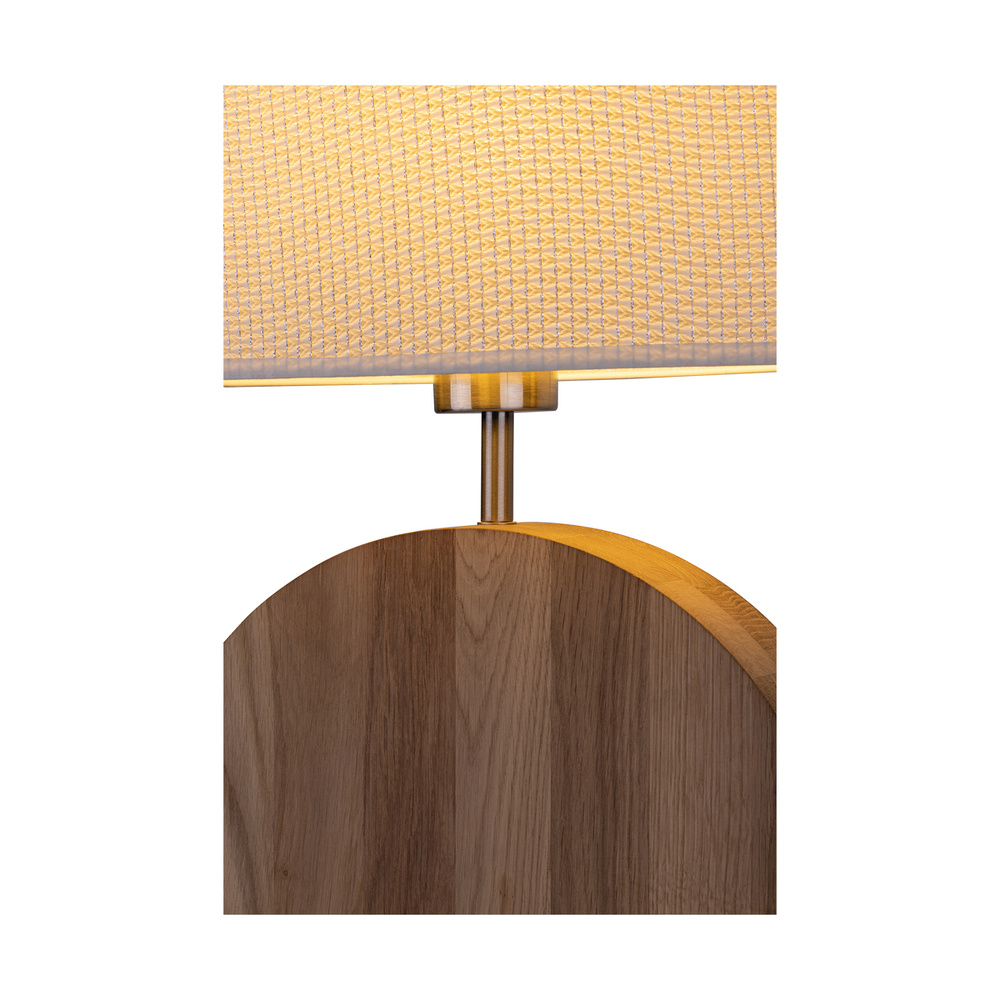 Lampa stołowa LOGAN drewno dębowe 7017411611524