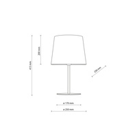 CHICAGO LINEN LAMPKA NOCNA 1