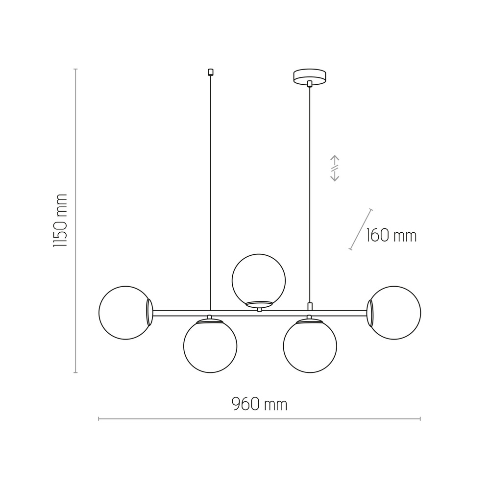 CELESTE LAMPA WISZĄCA 5