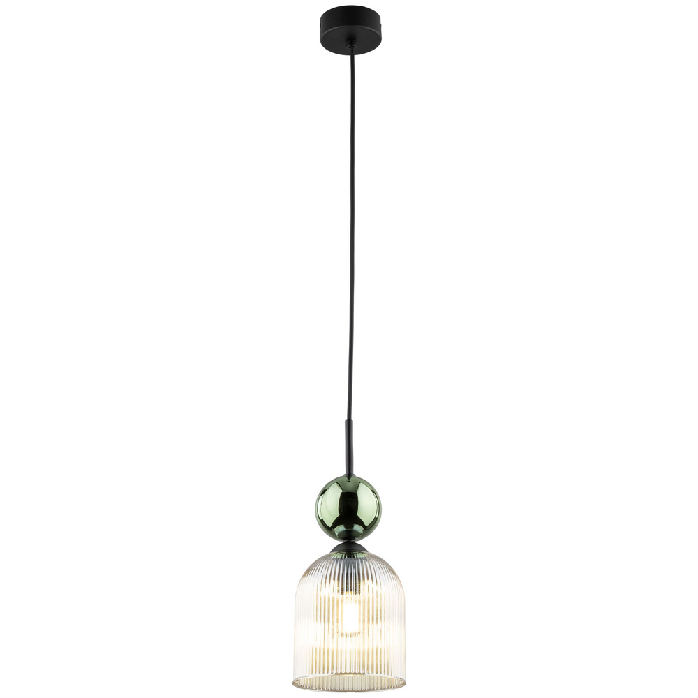 SOPHIA GREEN COGNAC LAMPA WISZĄCA 1XE14