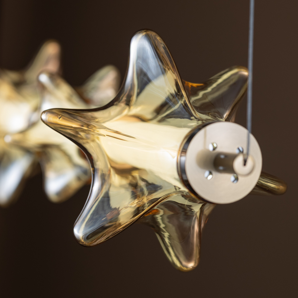 ELVA BRASS LAMPA WISZĄCA LED 30W