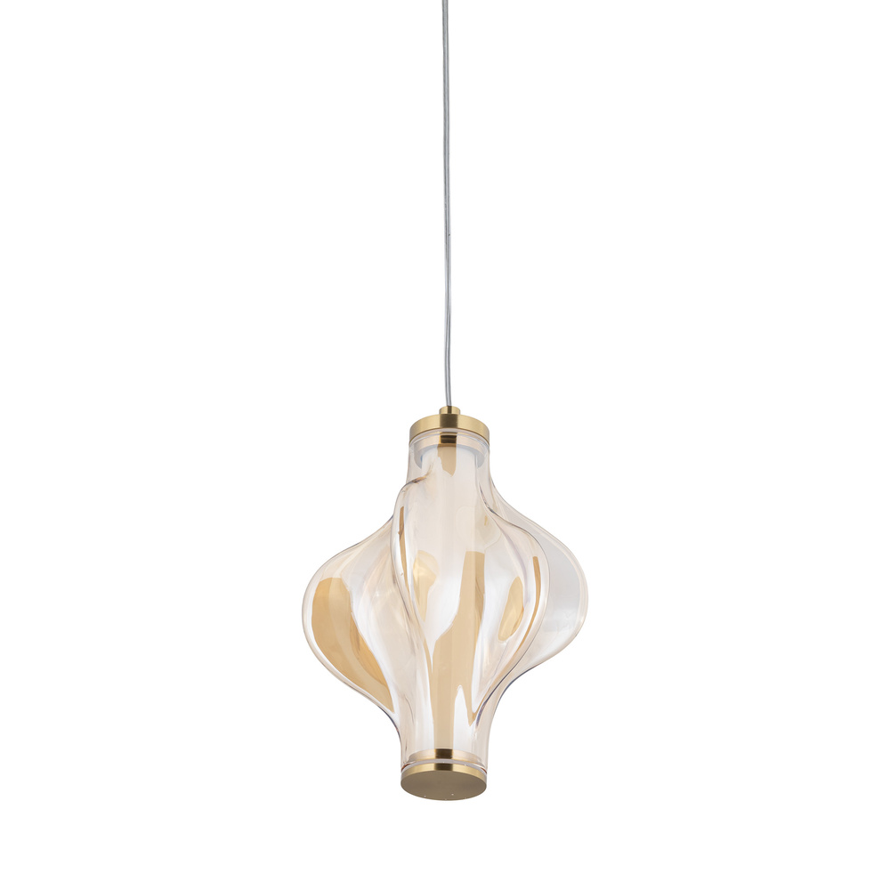 ELVA BRASS LAMPA WISZĄCA LED 8W