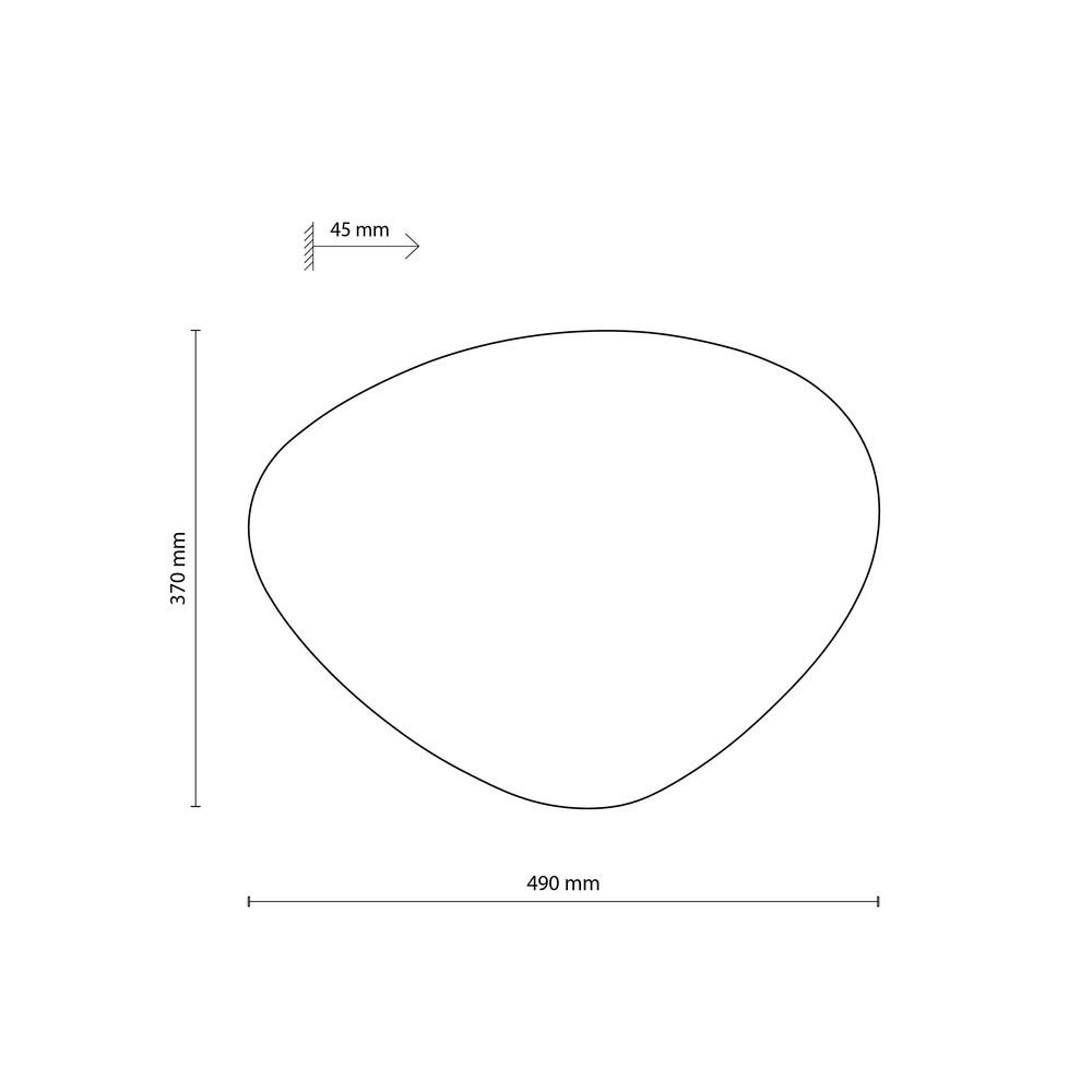 STONE BLACK KINKIET 3