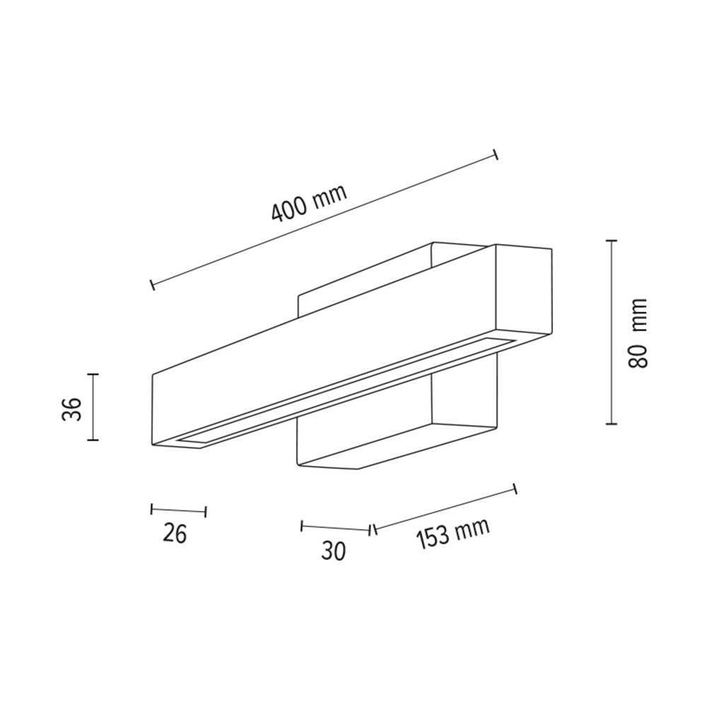 Kinkiet AQUA LUCE drewno dębowe 2017422600000