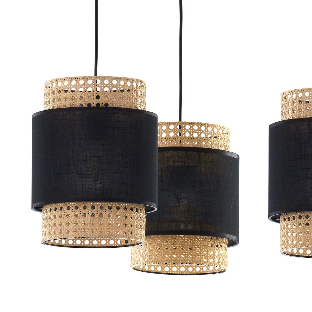 BOHO BLACK LAMPA WISZĄCA 3