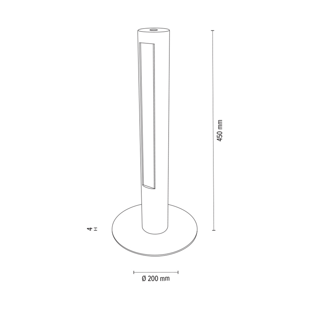 Lampa stołowa CONOR drewno dębowe DIMM 7017401100000