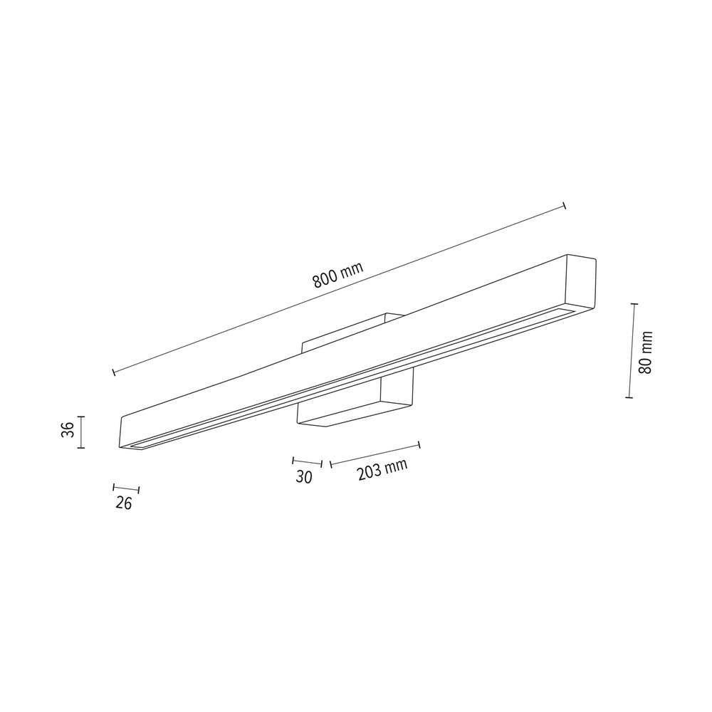 Kinkiet AQUA LUCE drewno dębowe 2017422800000