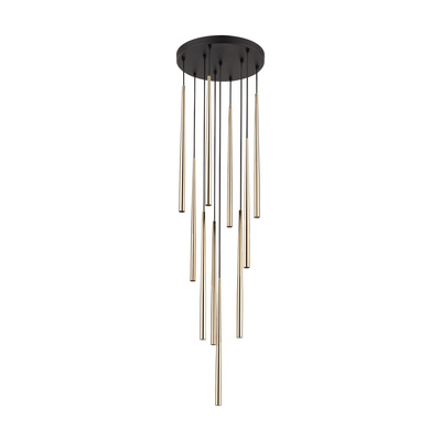 PIANO BLACK GOLD LAMPA WISZACA 10