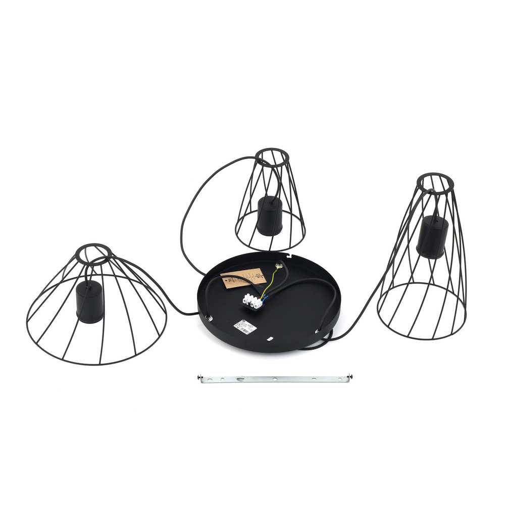 MODESTO BLACK LAMPA WISZACA 3 KOŁO