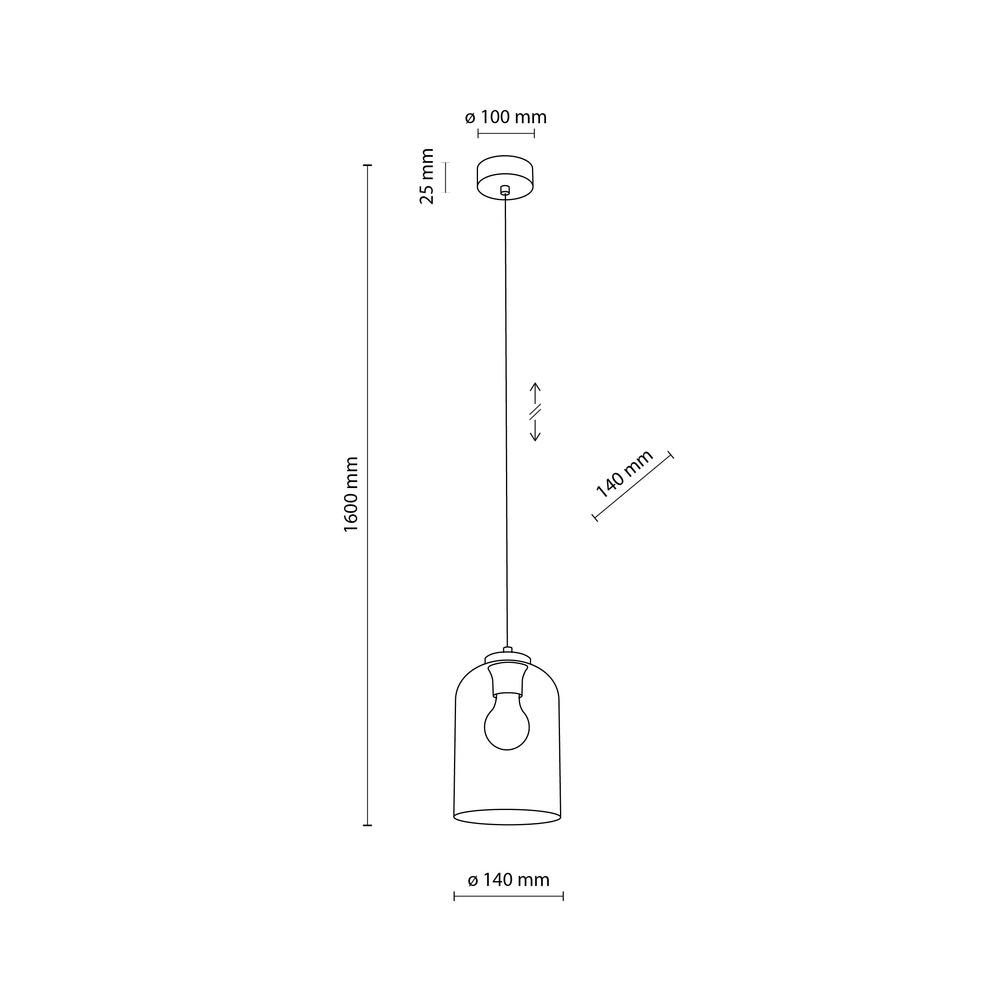 MOLLY YELLOW LAMPA WISZACA 1