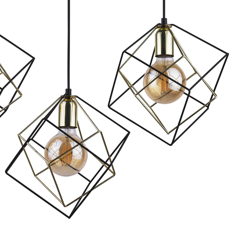 ALAMBRE LAMPA WISZĄCA 3 PŁ LISTWA CZ/ZŁ