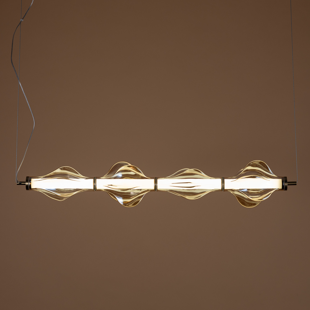 ELVA BRASS LAMPA WISZĄCA LED 30W