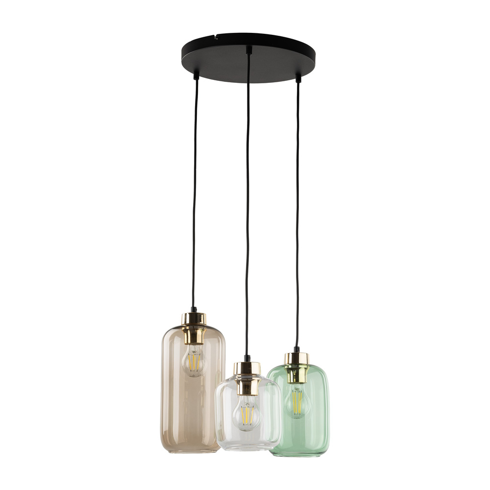 MARCO GREEN LAMPA WISZĄCA 3 KOŁO