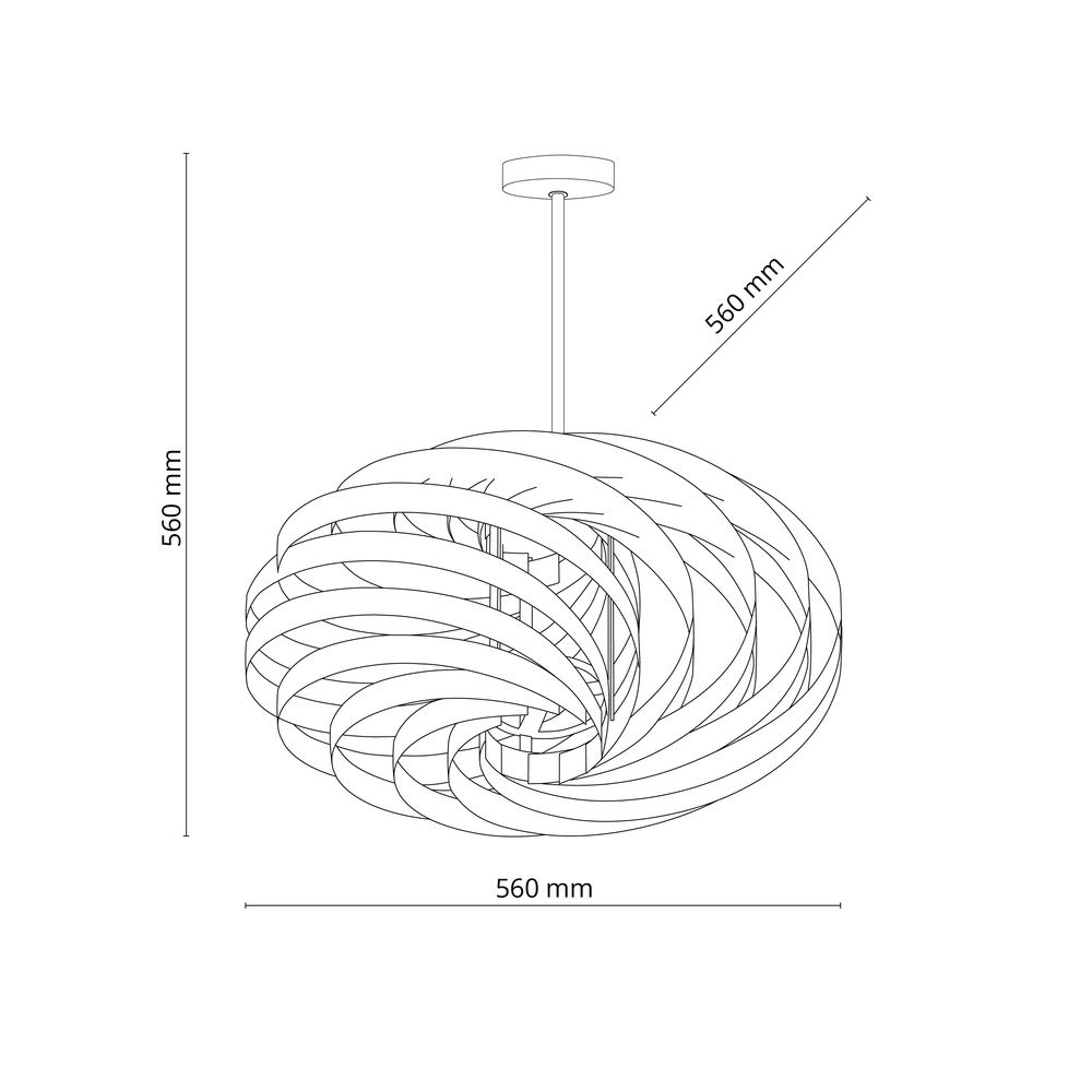 MONTOYA BLACK LAMPA SUFITOWA 4XE27
