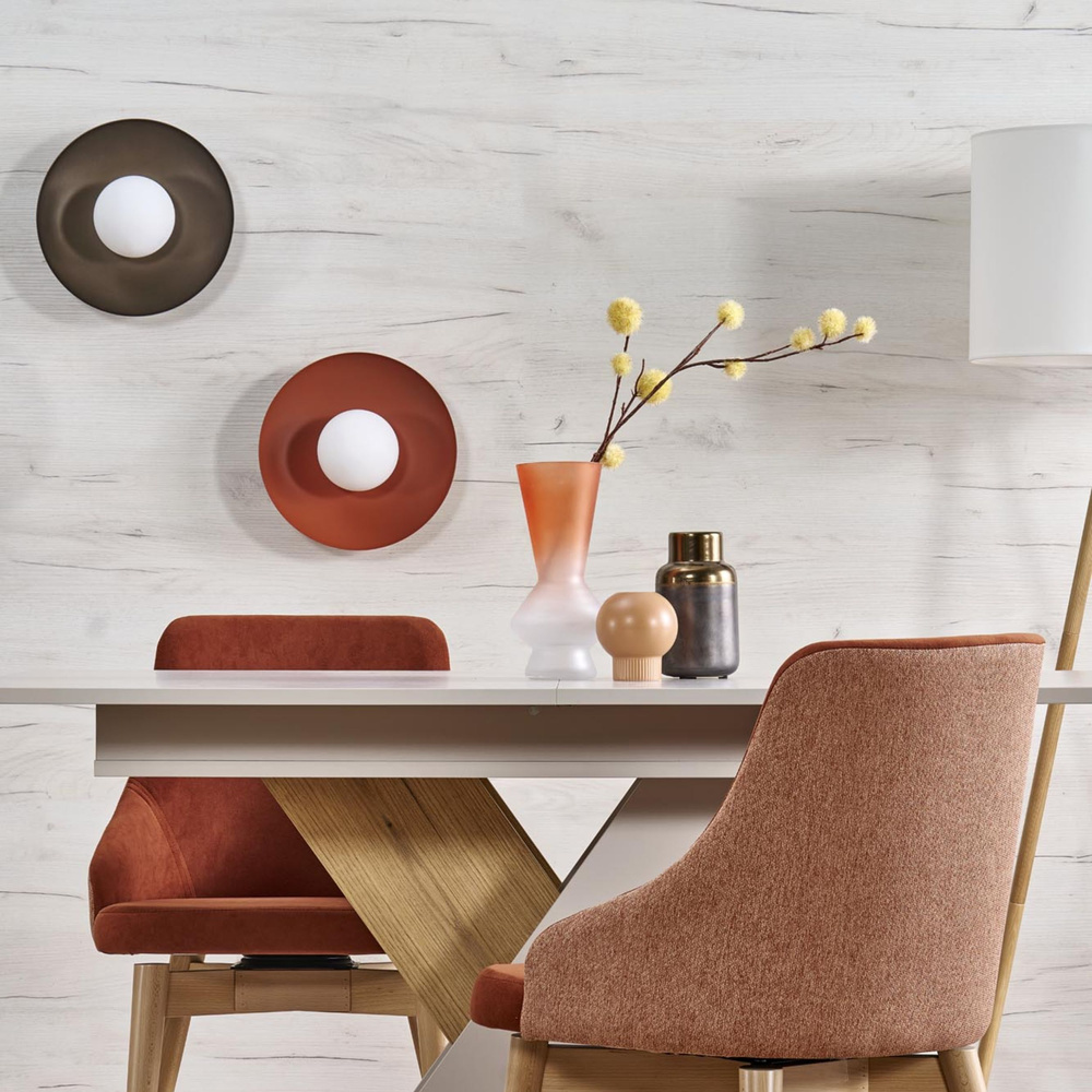 SLATE BLACK GLASS KINKIET 1XG9