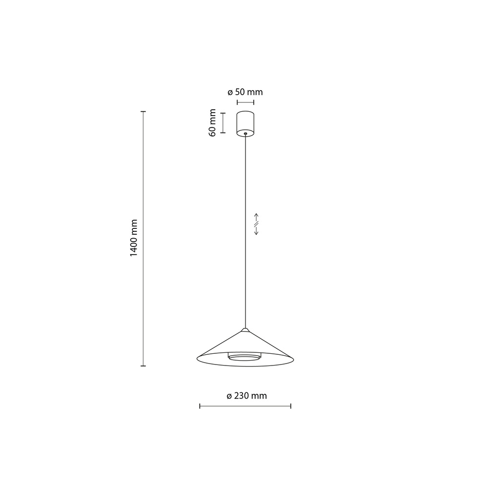 LUME S KASZMIR LAMPA WISZĄCA 1XGX53