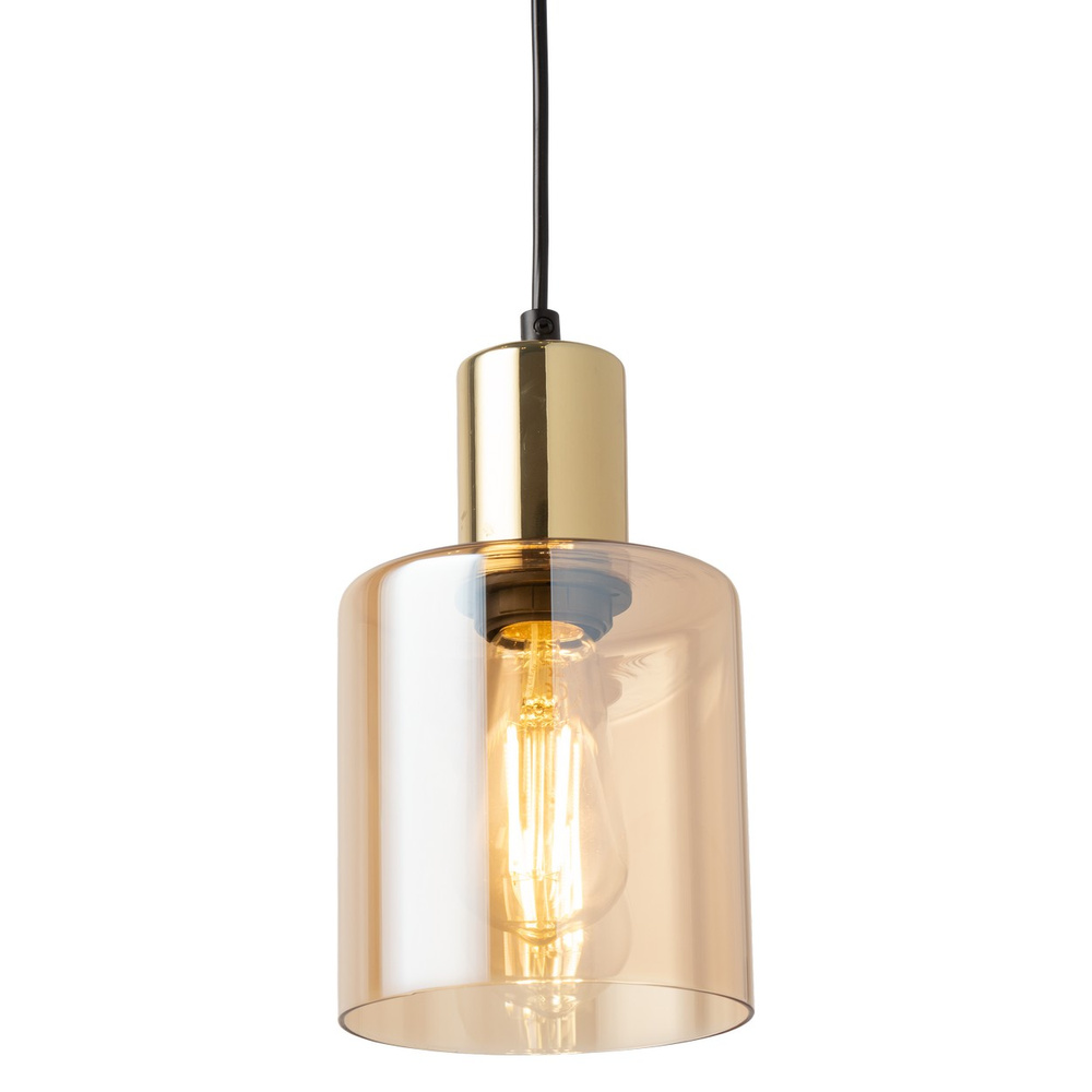 SIERRA GOLD AMBER LAMPA WISZĄCA 1 PŁ