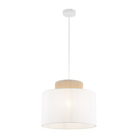 DUO WHITE JUTA LAMPA WISZĄCA 1