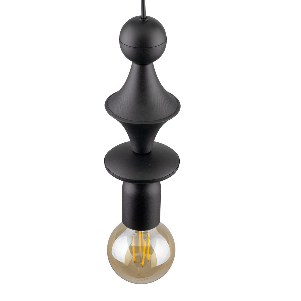 TOWER BLACK LAMPA WISZACA 1XE27