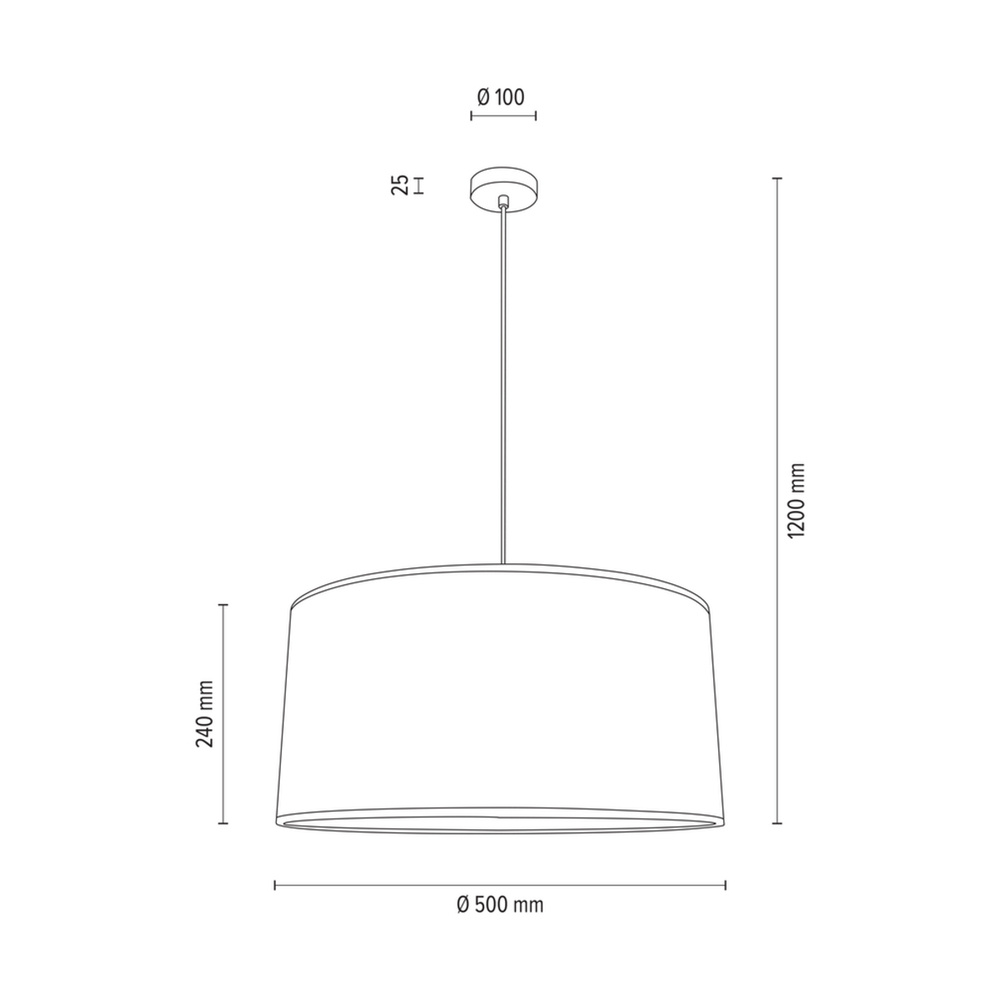Lampa wisząca MERCEDES drewno dębowe 1017400711550