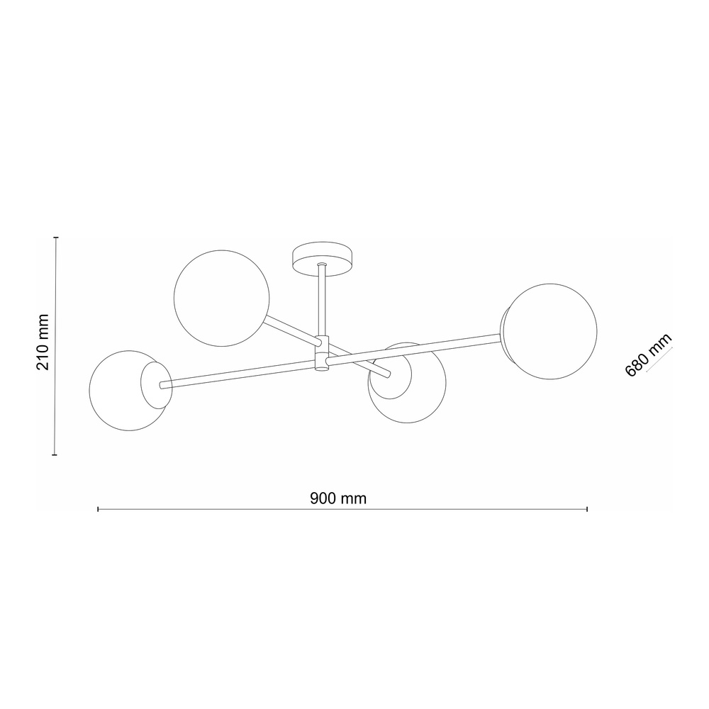 SARIUS GOLD LAMPA SUFITOWA 4