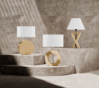 Lampa stołowa LOGAN drewno dębowe 7017411711535