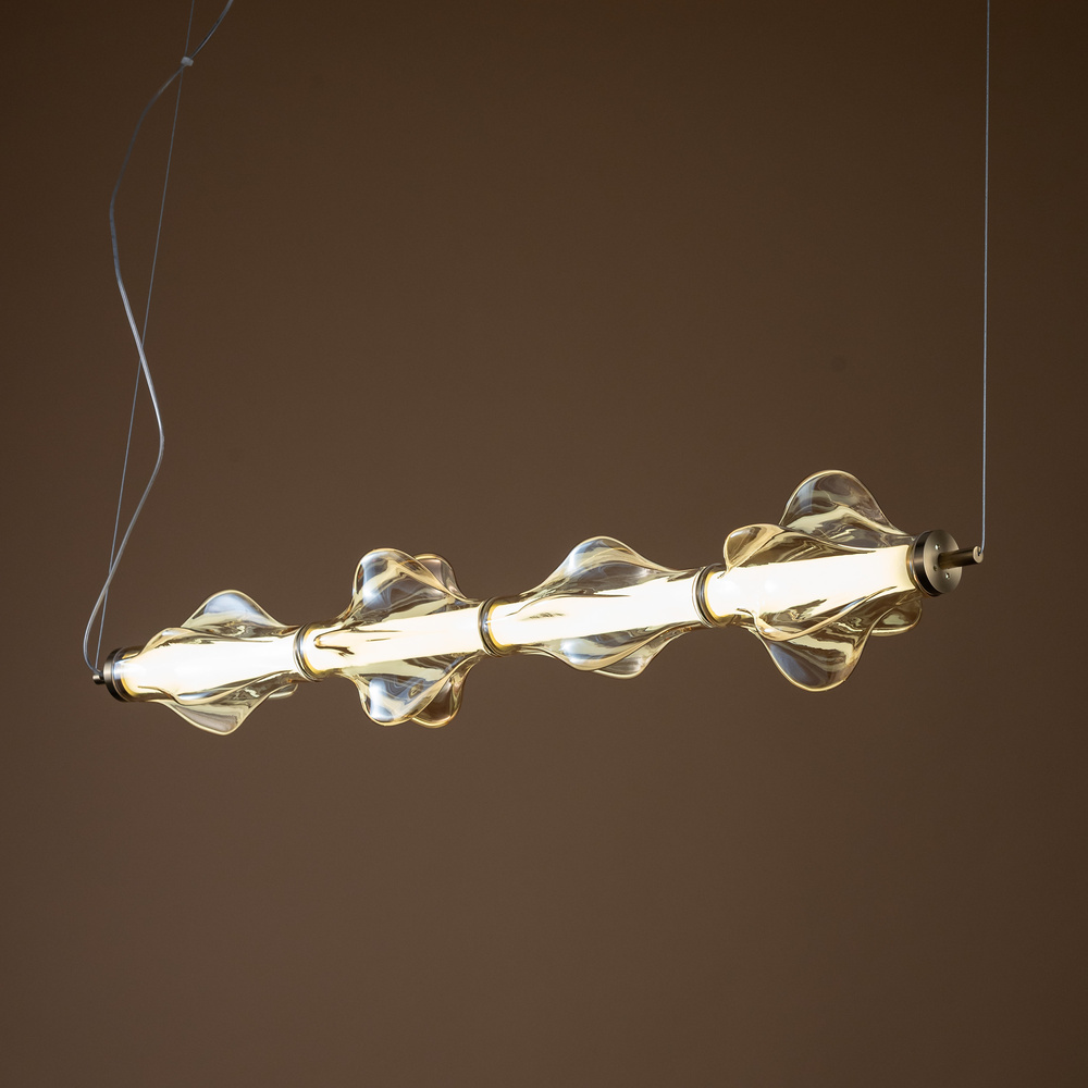 ELVA BRASS LAMPA WISZĄCA LED 30W