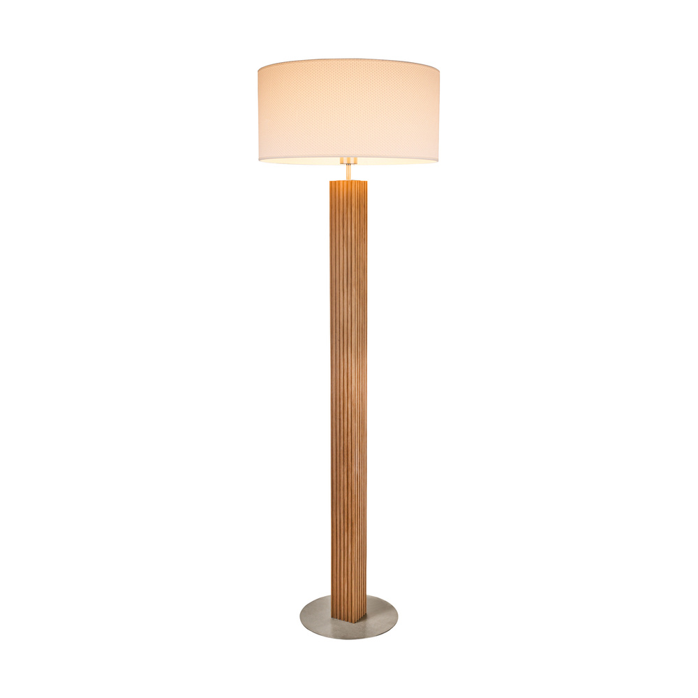 Lampa podłogowa RIFLET drewno dębowe 6012908711545