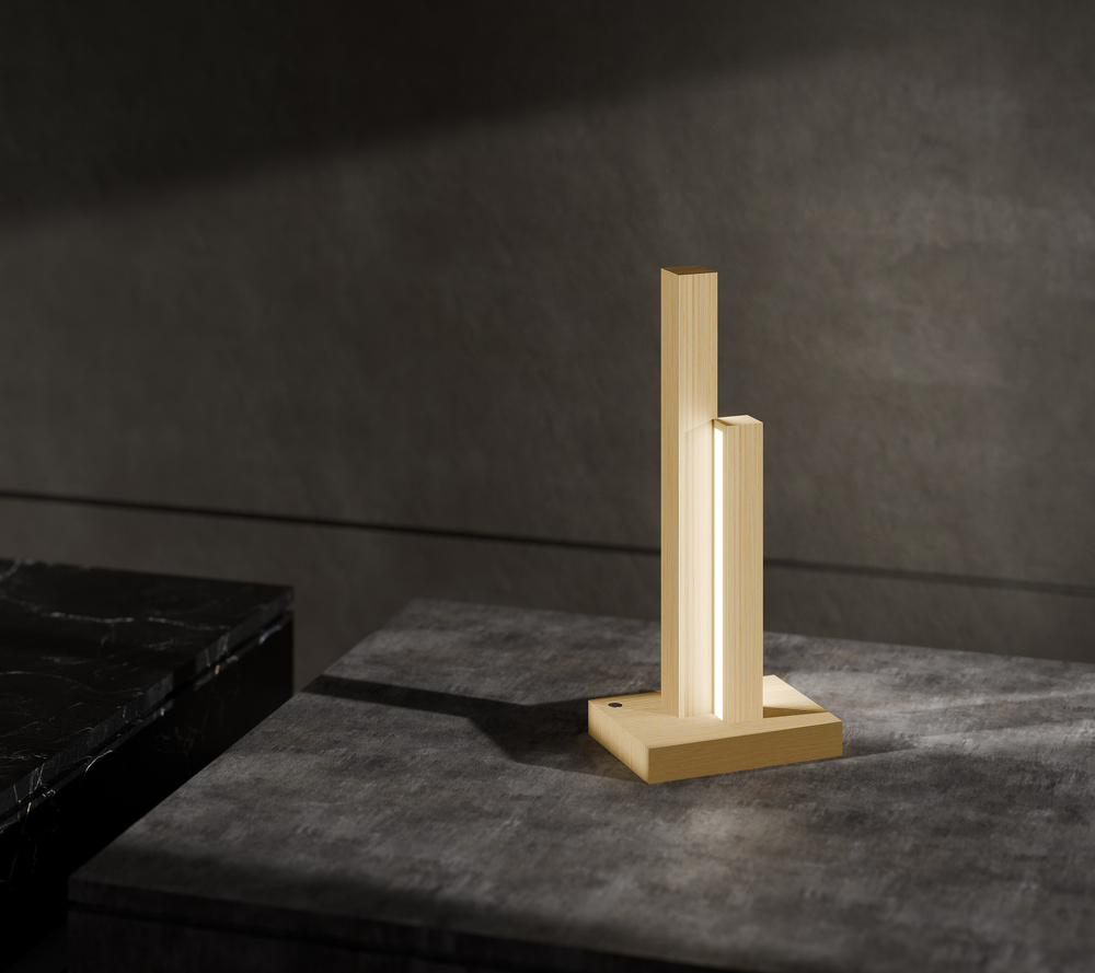 Lampa stołowa SOHO drewno dębowe DIMM 7027407500000