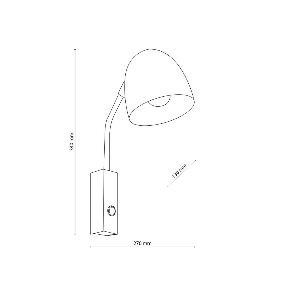 SOHO BLACK KINKIET 1