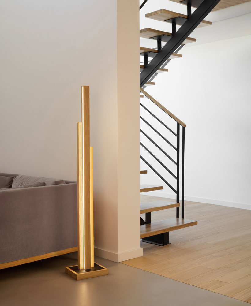 Lampa podłogowa SOHO drewno dębowe DIMM 6037402500000