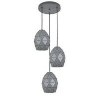 EGANA GRAPHITE LAMPA WISZĄCA 3XE27