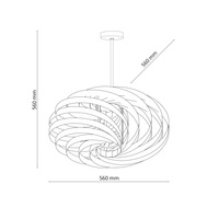 MONTOYA BLACK LAMPA SUFITOWA 4XE27