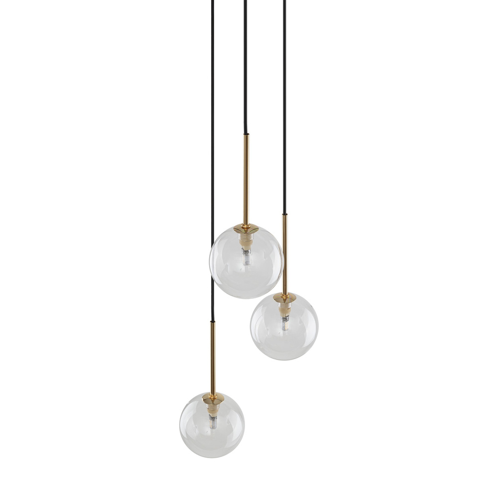 NILOS BLACK / GOLD LAMPA WISZACA 3