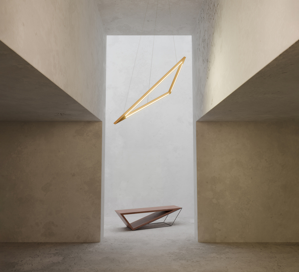 Lampa wisząca VINCI drewno dębowe DIMM Up&Down 1017421100000