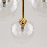 NILOS BLACK / GOLD LAMPA WISZĄCA 5