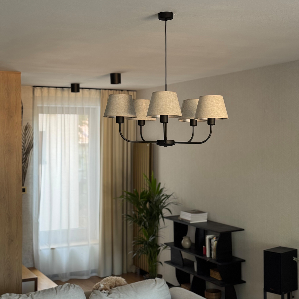 CHICAGO LINEN LAMPA WISZĄCA 5