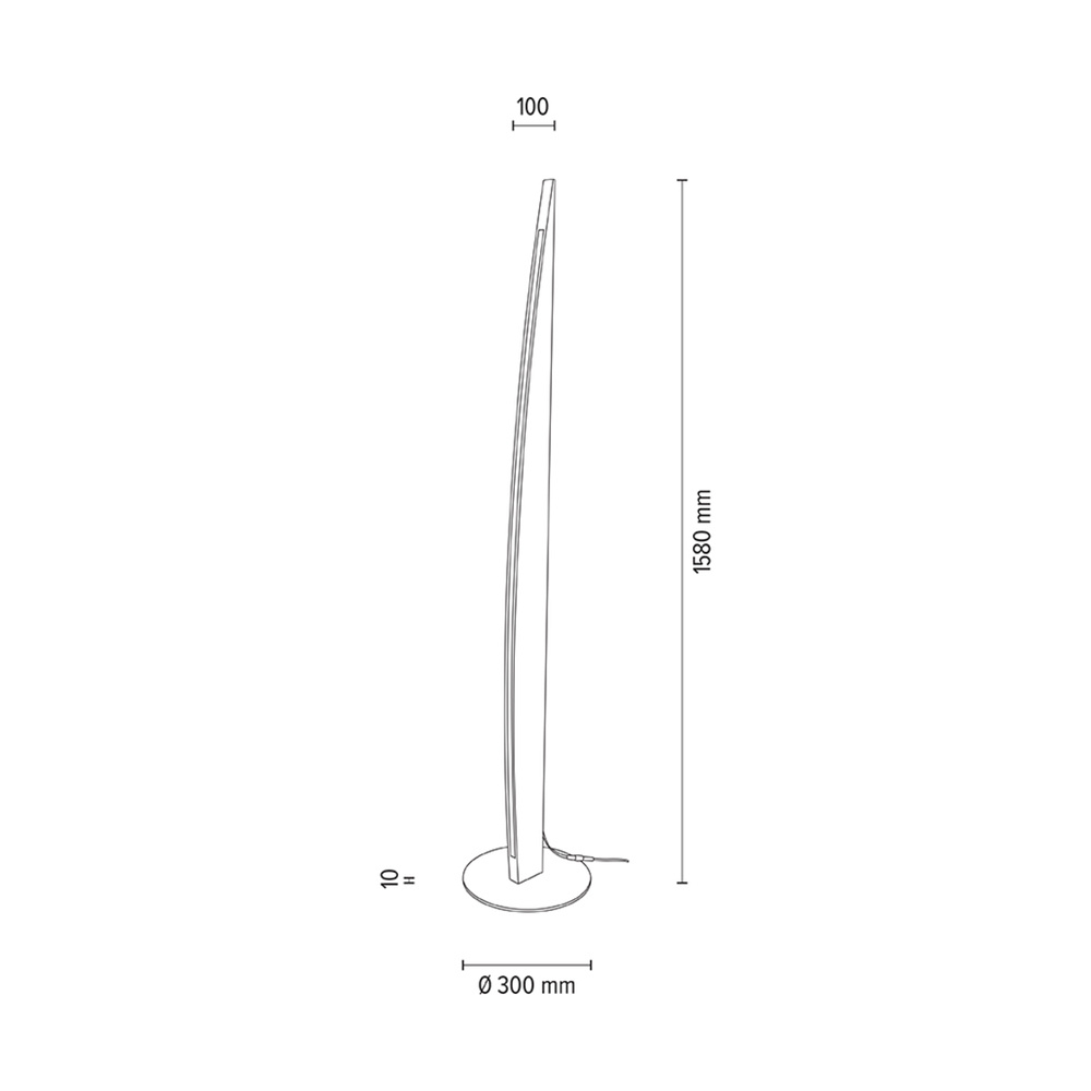 Lampa podłogowa DUBAI drewno dębowe DIMM 6017401200000
