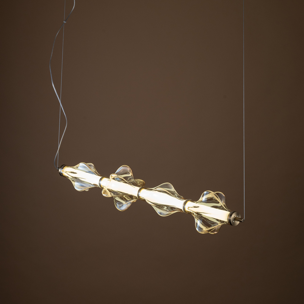 ELVA BRASS LAMPA WISZĄCA LED 30W