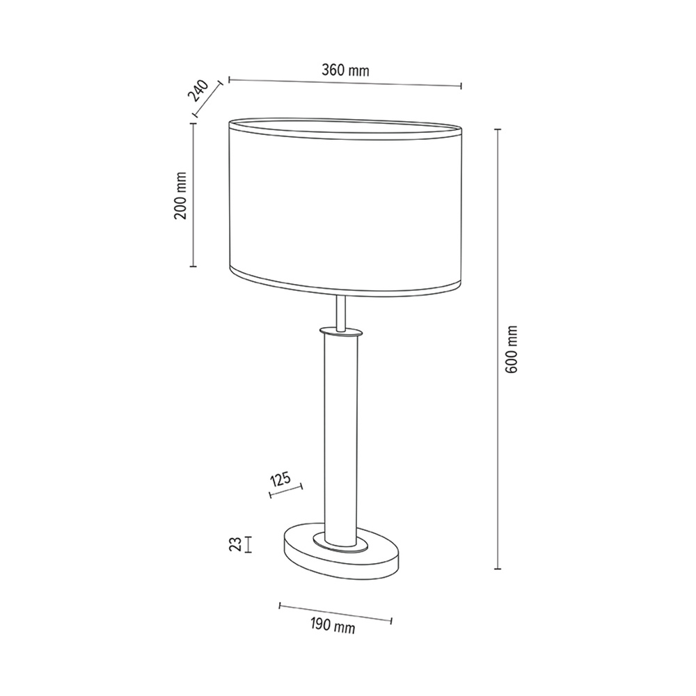 Lampa stołowa MERCEDES drewno dębowe 7017400211535