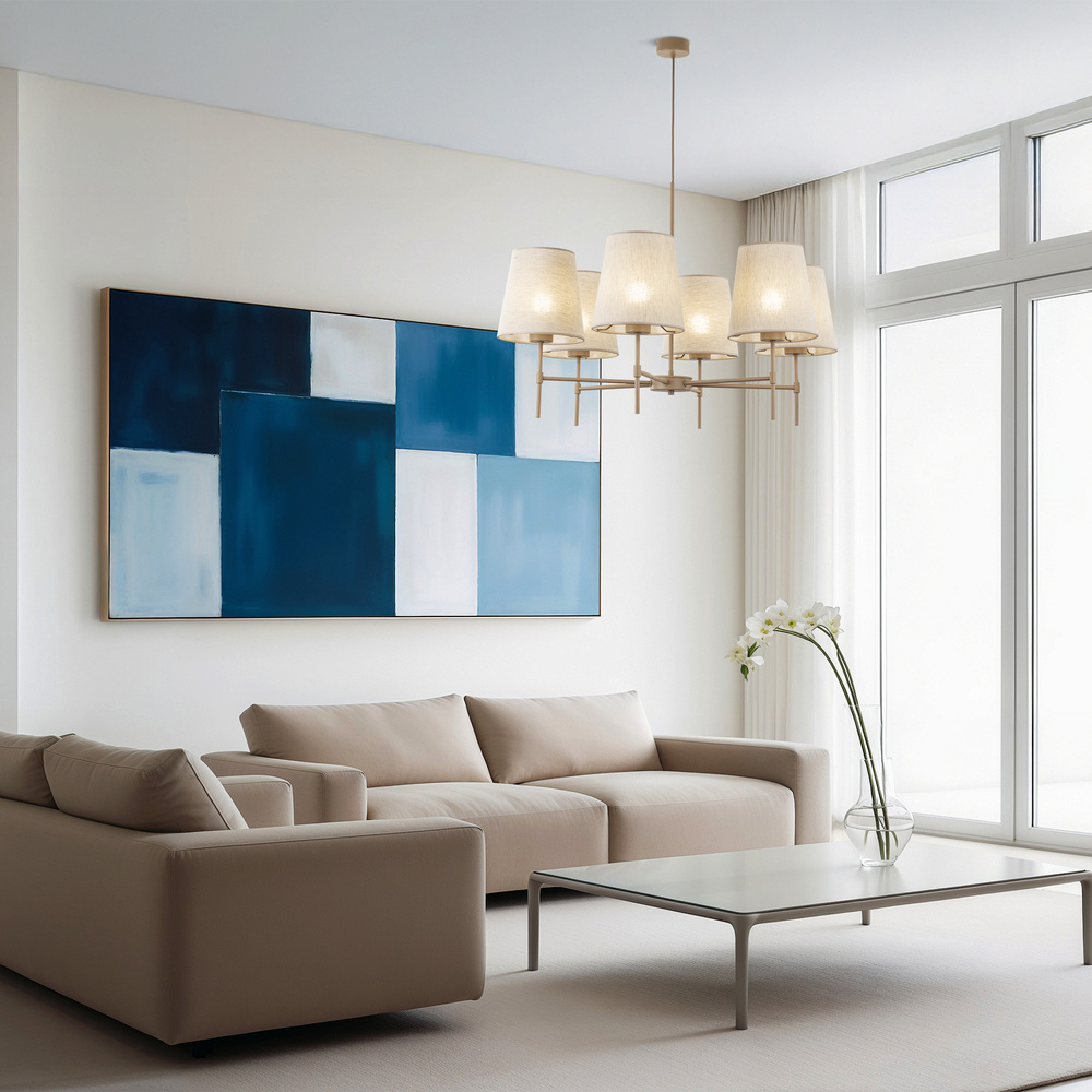 ELIZABETH SABIA LAMPA WISZĄCA 6XE27