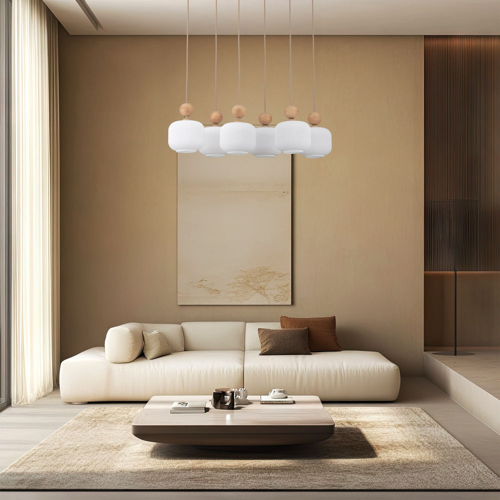 BALLO LAMPA WISZĄCA 6XE14