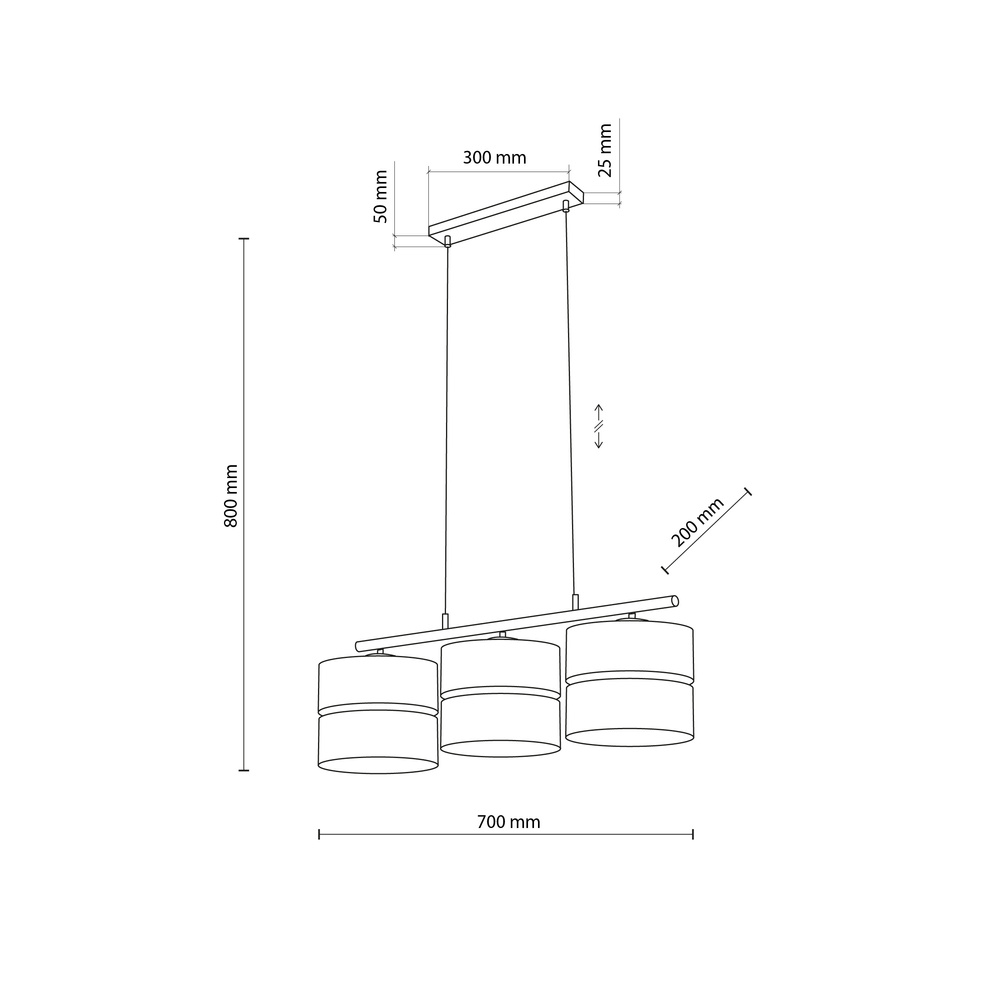 NICOL LAMPA WISZĄCA 3