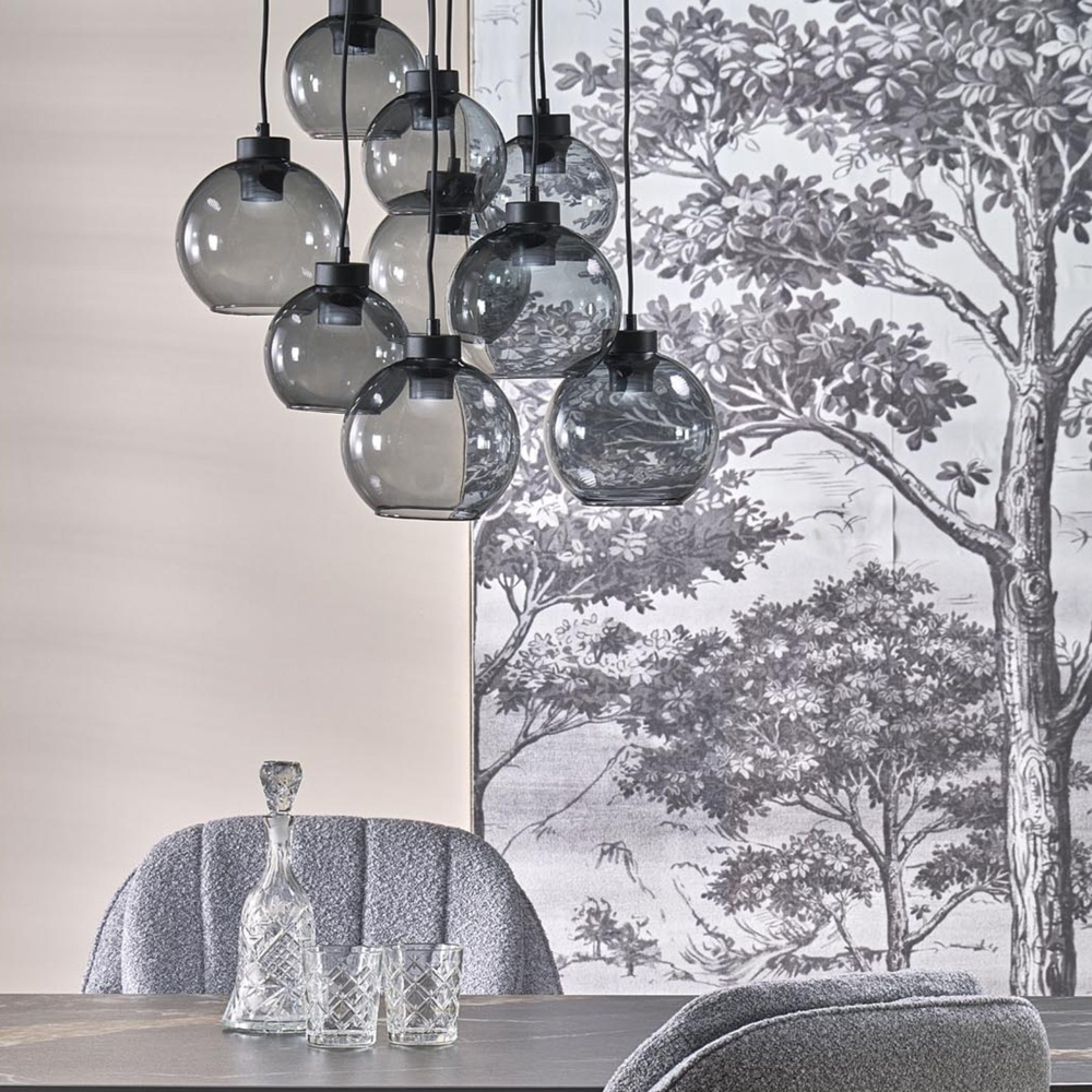 CUBUS GRAPHITE LAMPA WISZĄCA 9 KOŁO